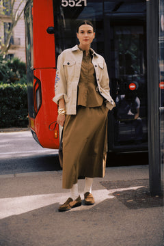 B.Young Issali Peplum Shirt