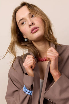 Soï Nora Aqua Marine Courage Earring