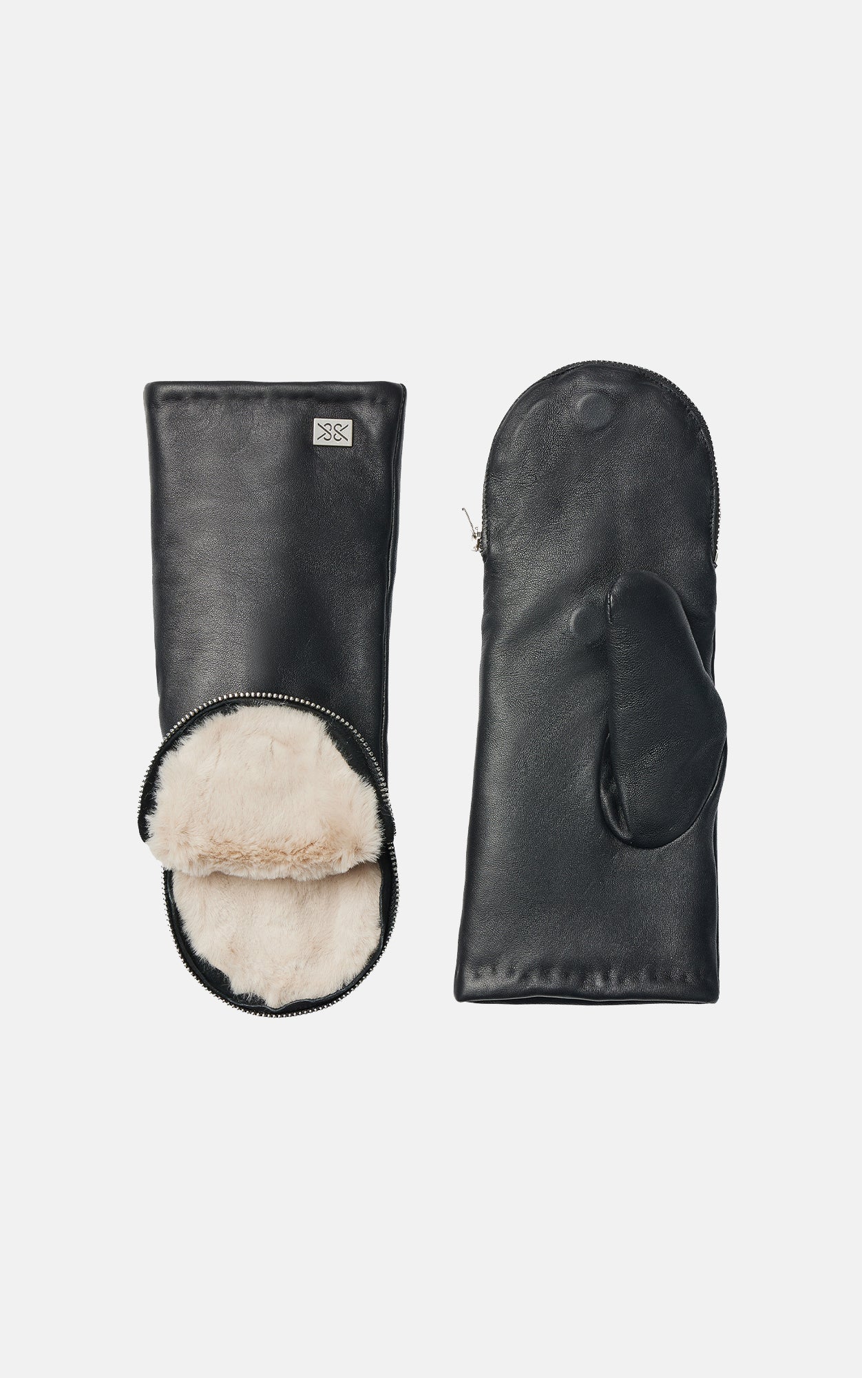 Soia & Kyo Betrice Faux Fur Lined Mittens