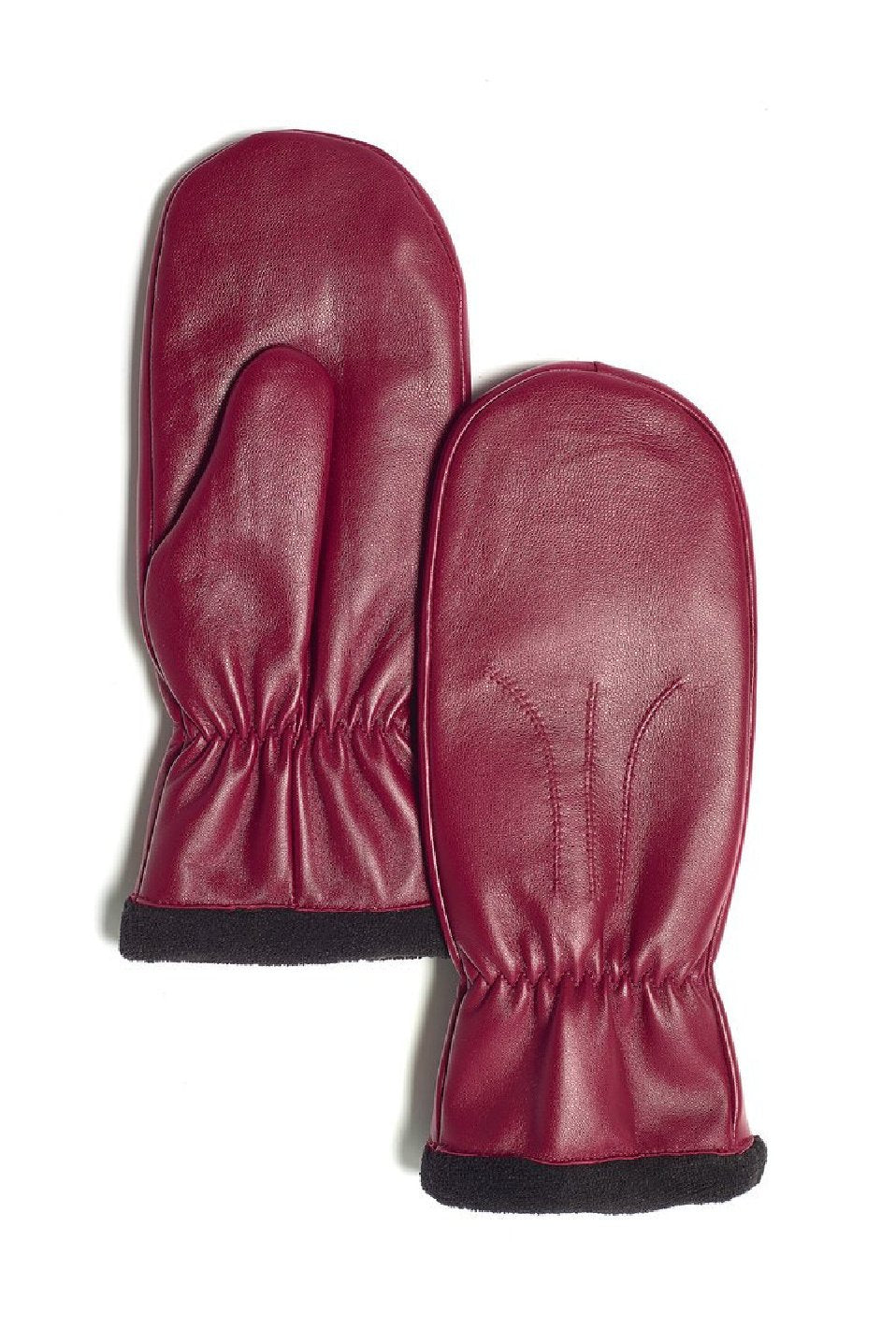 Sutton Fleece Lined Leather Mittens