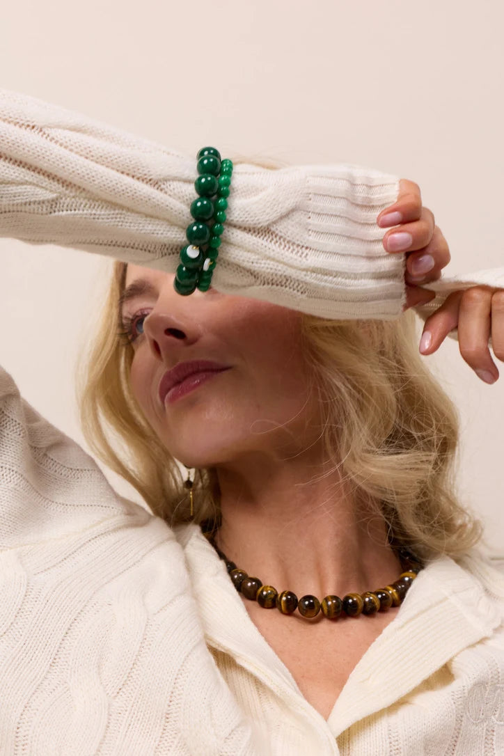 Soï Essential Green Jade Luck Bracelet