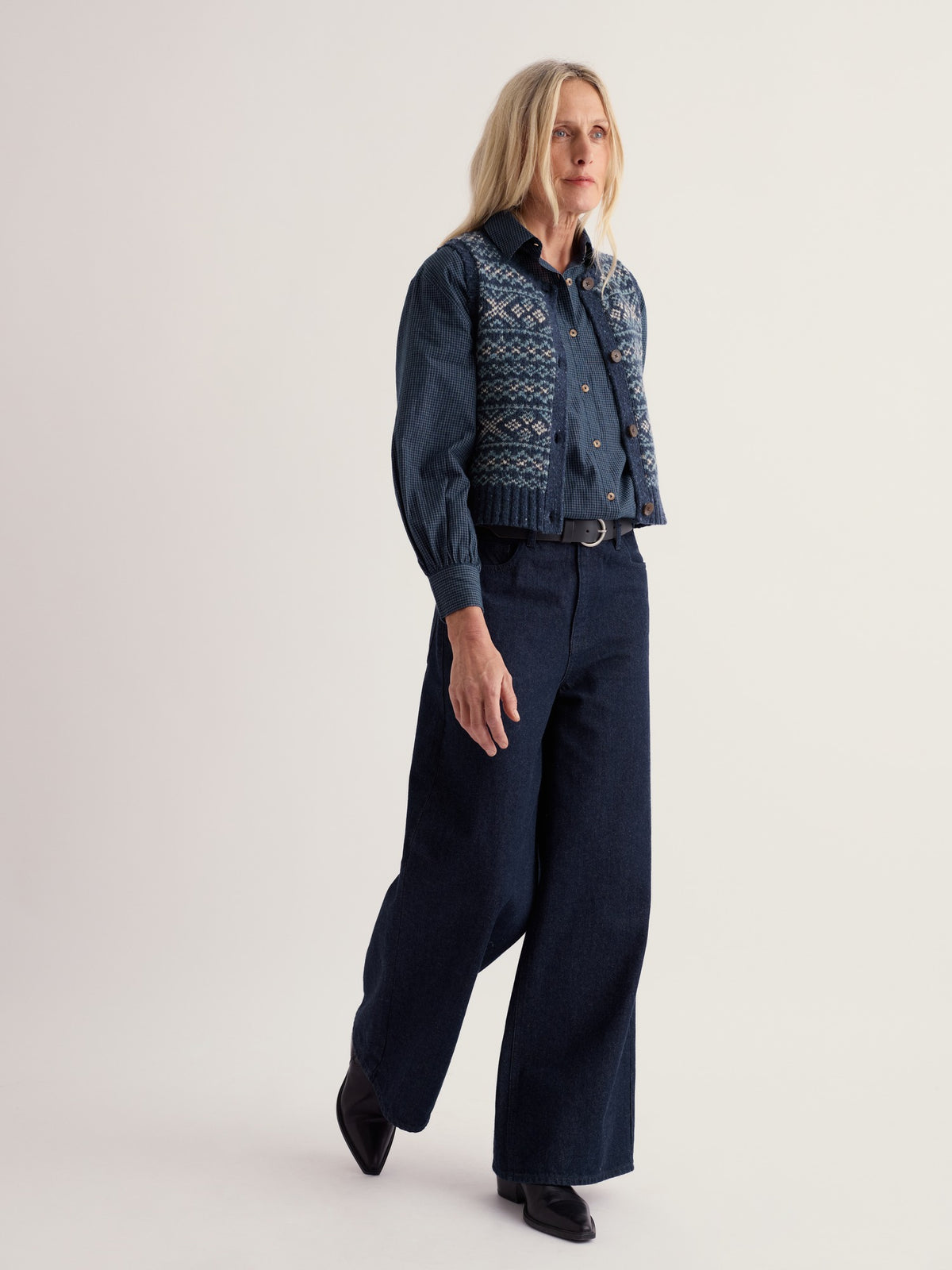 Castwork Fair Isle Merino-Blend Vest