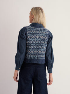 Castwork Fair Isle Merino-Blend Vest