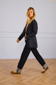 Cream Ranja Cuffed Jeans Baiily Fit 30" Inseam