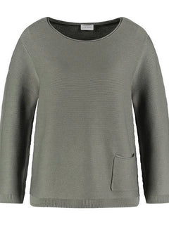 Gerry Weber Ribbed Pullover With Pocket