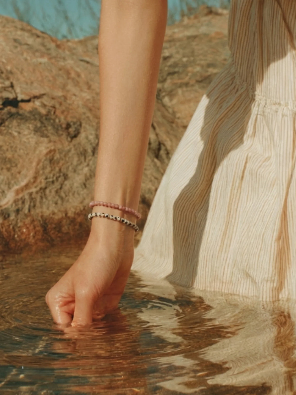 Soï Petite Dalmation Jasper Joy Bracelet