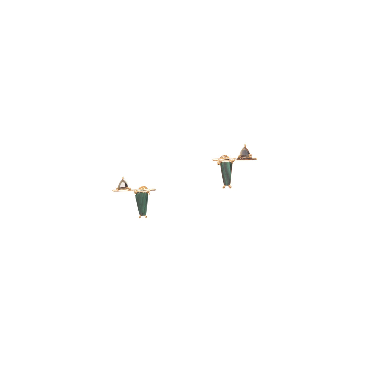 Hailey Gerrits Grove Earrings (Malachite)