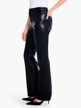Load image into Gallery viewer, Nic + Zoe Faux Leather Bootcut Pant