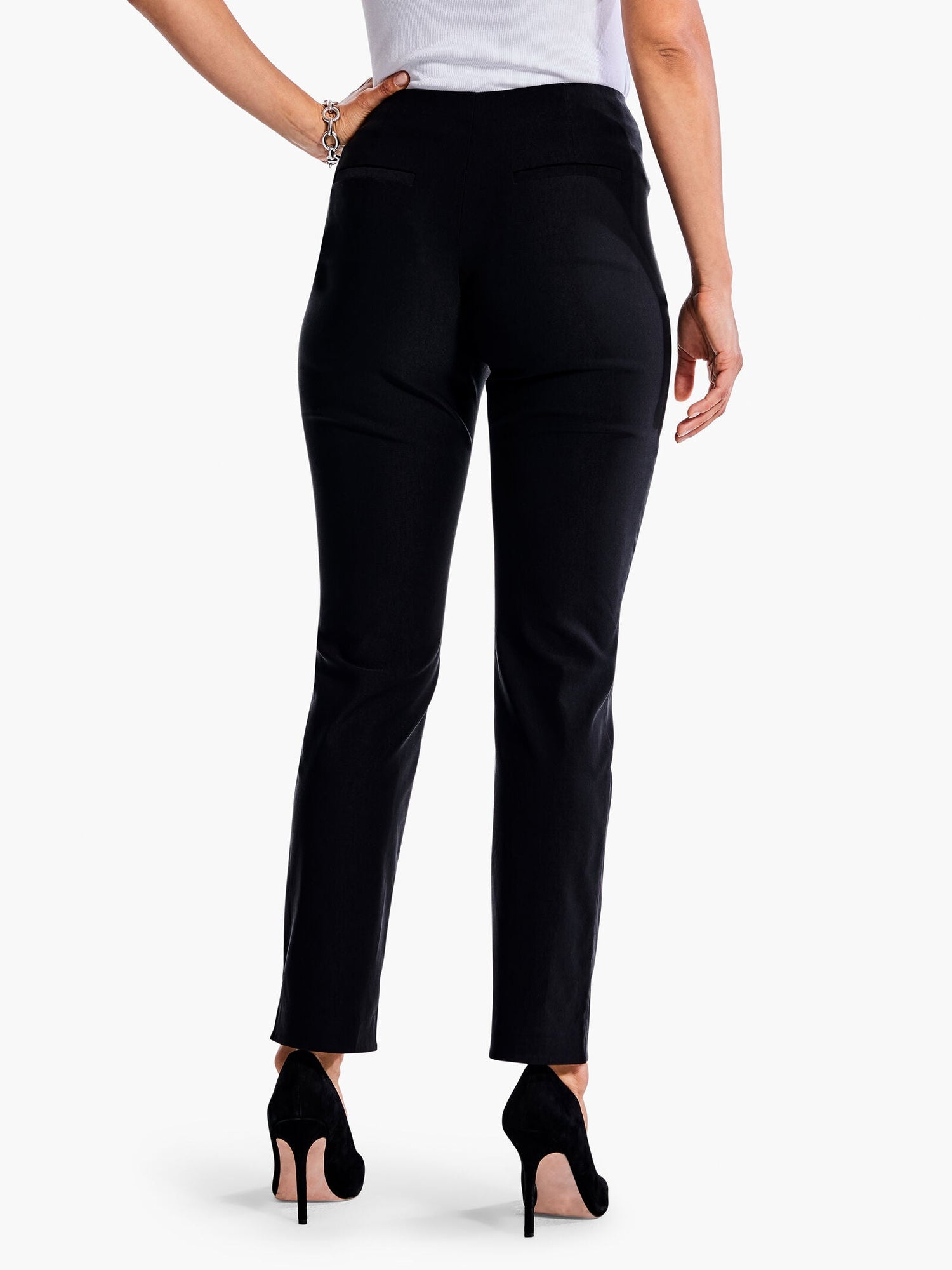 Nic + Zoe Polished Wonderstretch Straight Ankle Pant