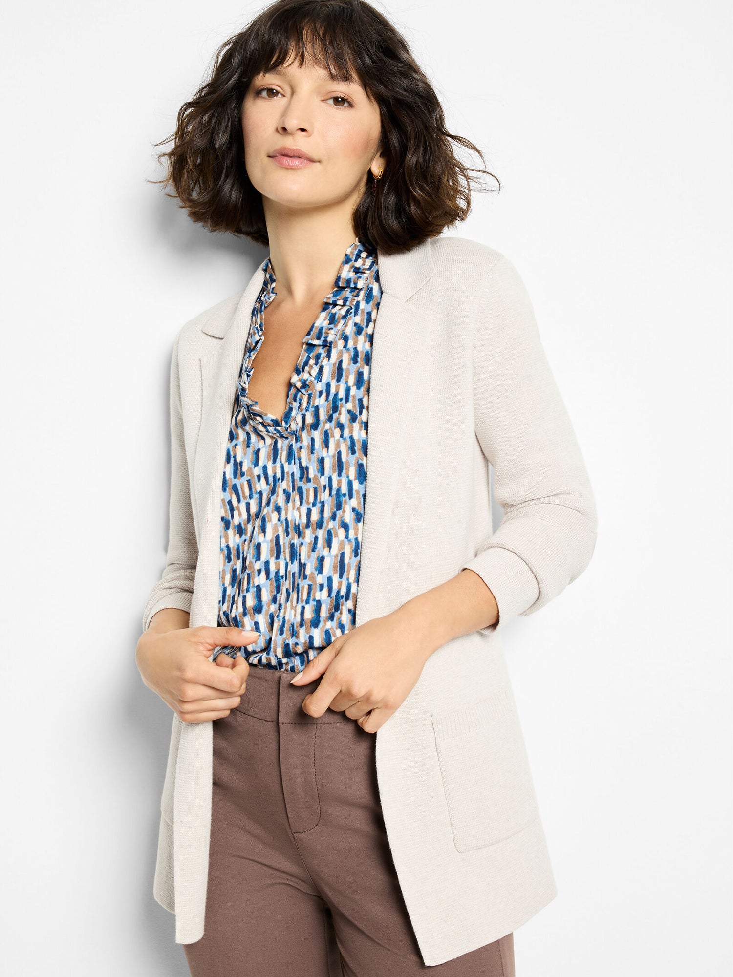 Nic + Zoe Elegant Knit Cardigan/Blazer