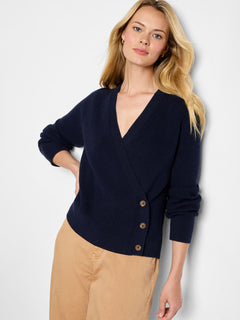 Nic + Zoe Shaker Stitch Wrap Sweater