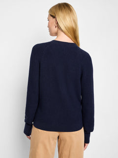 Nic + Zoe Shaker Stitch Wrap Sweater