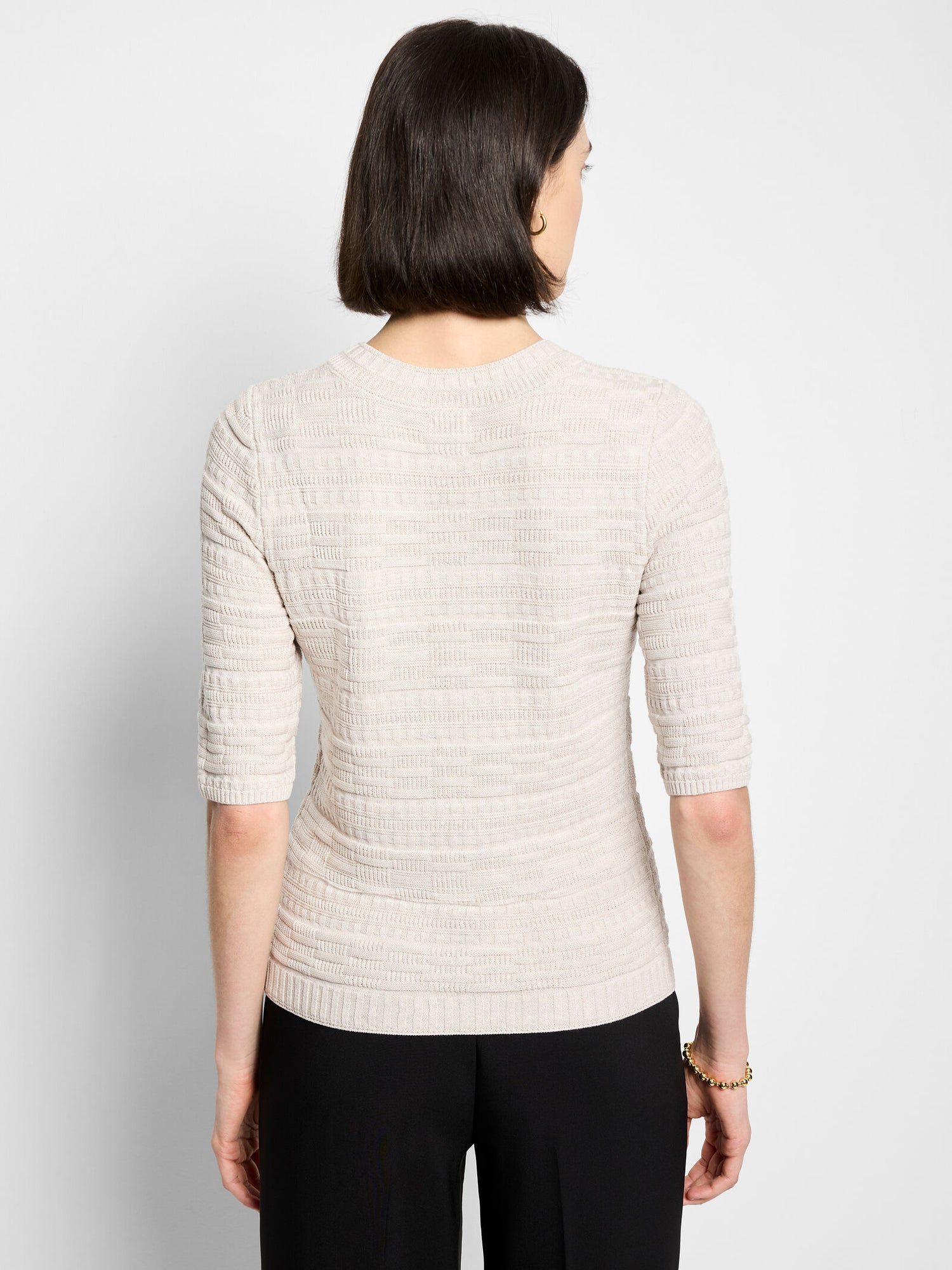 Nic + Zoe Textured Sweater Tee