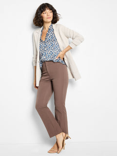 Nic + Zoe Brushstrokes Ruffled Around Top