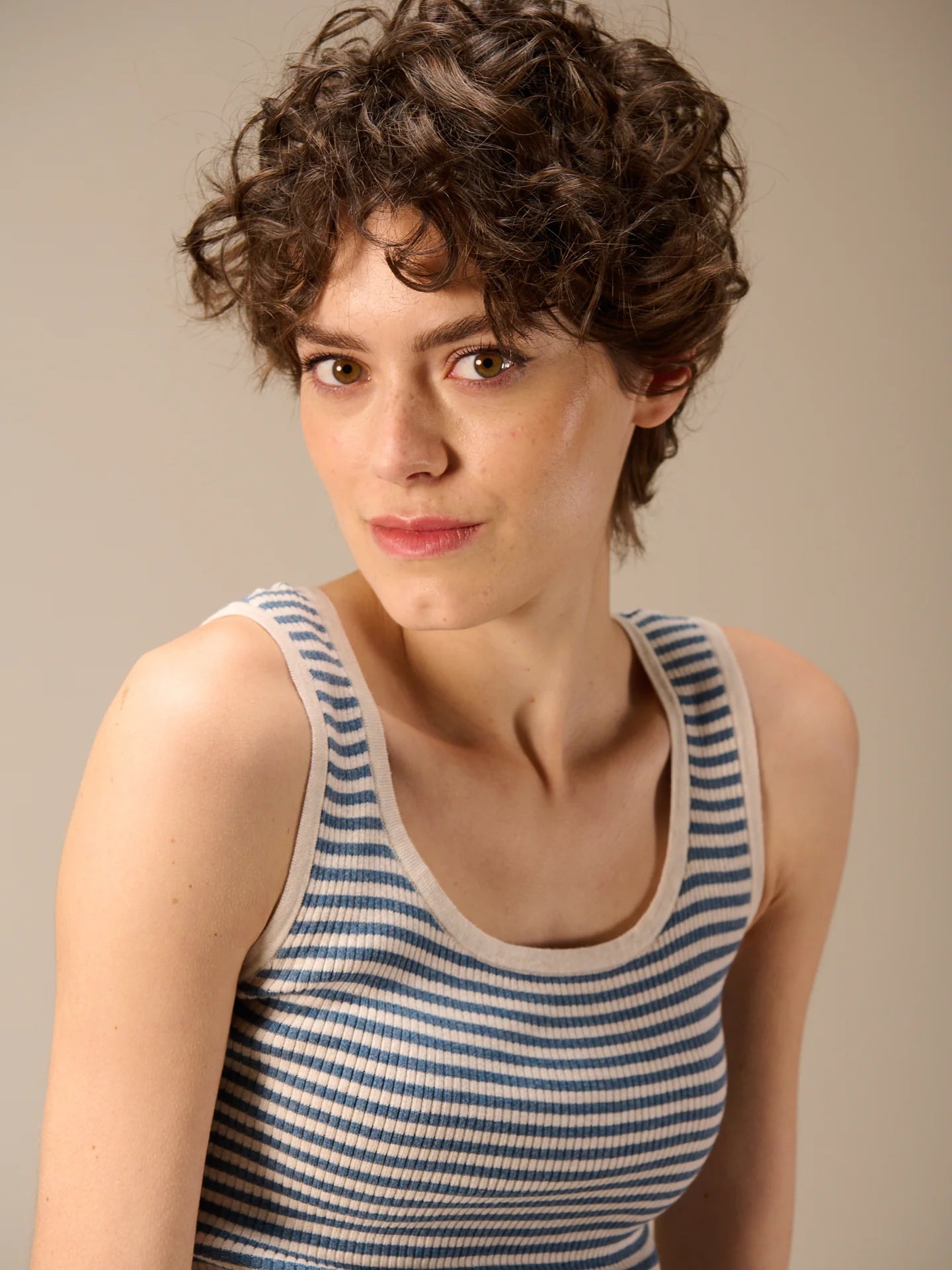 Nile Striped Knit Tank