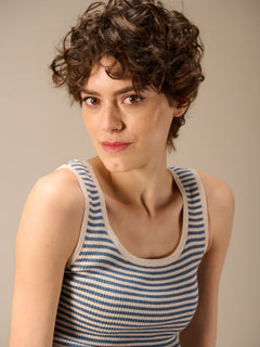 Nile Striped Knit Tank