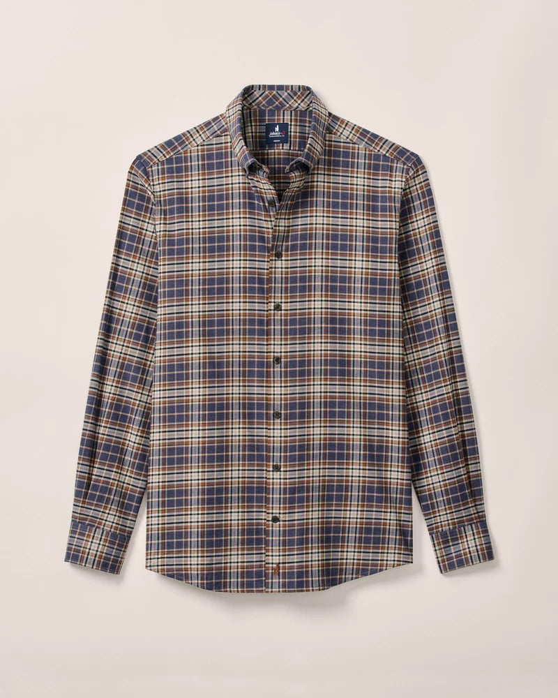 Johnnie-O Kamper Performance Flannel Button Down Shirt