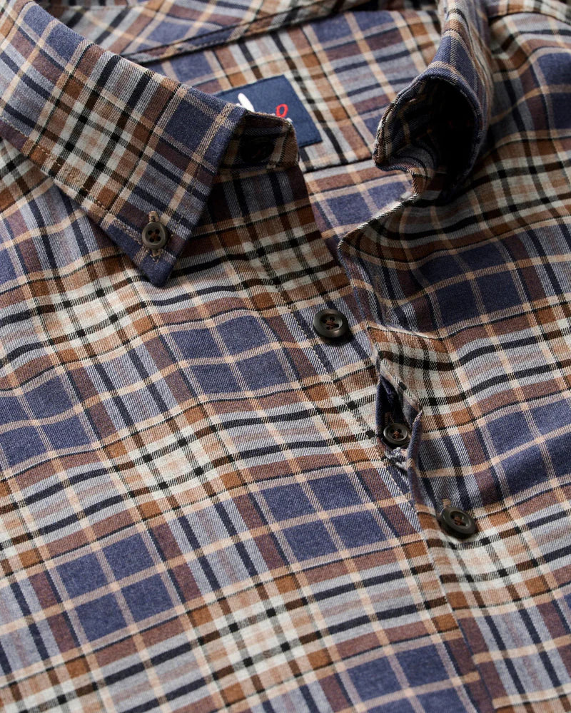 Johnnie-O Camper Performance Flannel Button Down Shirt