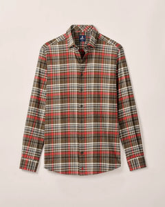 Johnnie-O Langston Performance Flannel Button Down Shirt