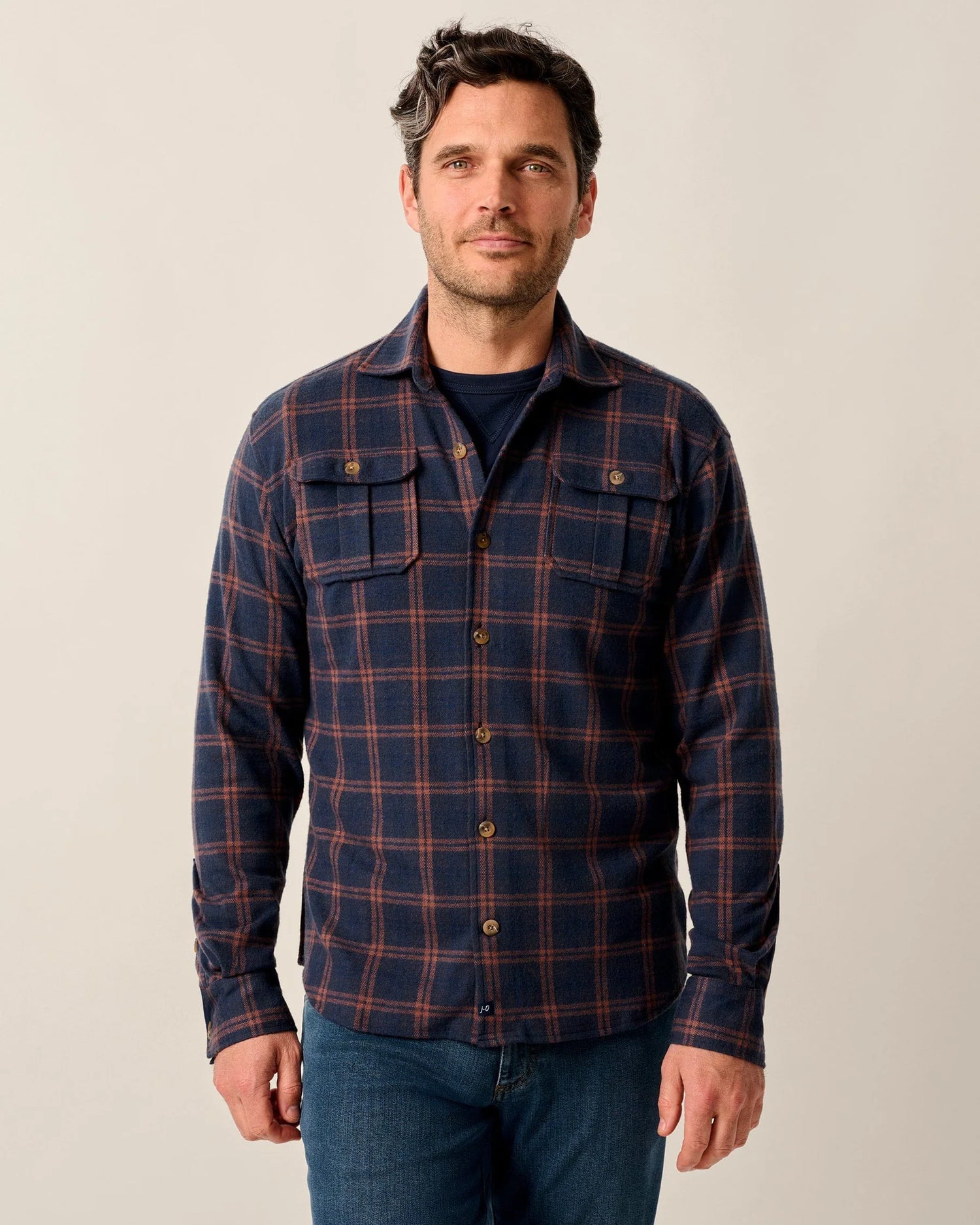Johnnie-O Judah Stretch Flannel Lodge Shirt
