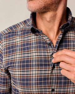 Johnnie-O Camper Performance Flannel Button Down Shirt