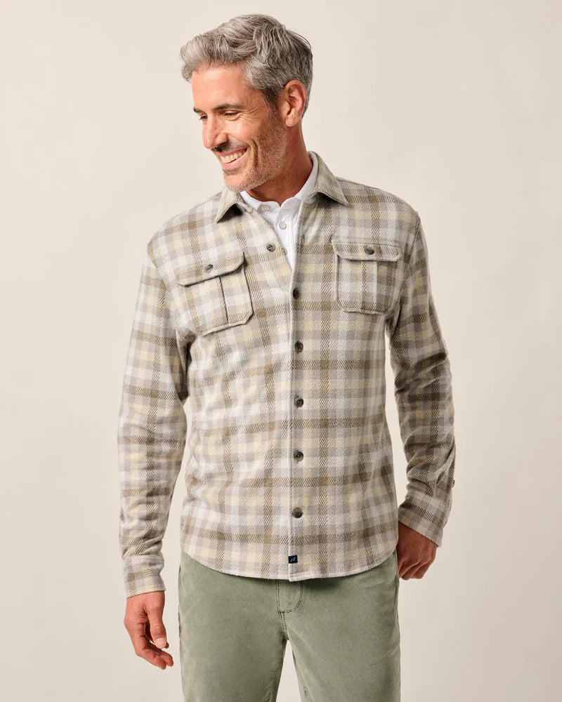Johnnie-O Gustaf Stretch Flannel Lodge Shirt