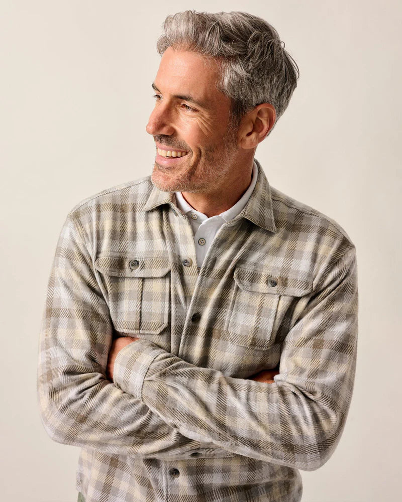 Johnnie-O Gustaf Stretch Flannel Lodge Shirt