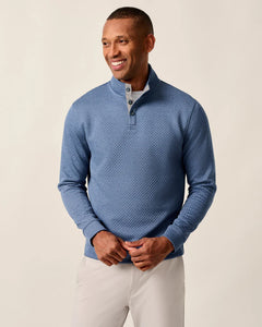 Johnnie-O Rockwells Diamond Quilted Henley Pullover