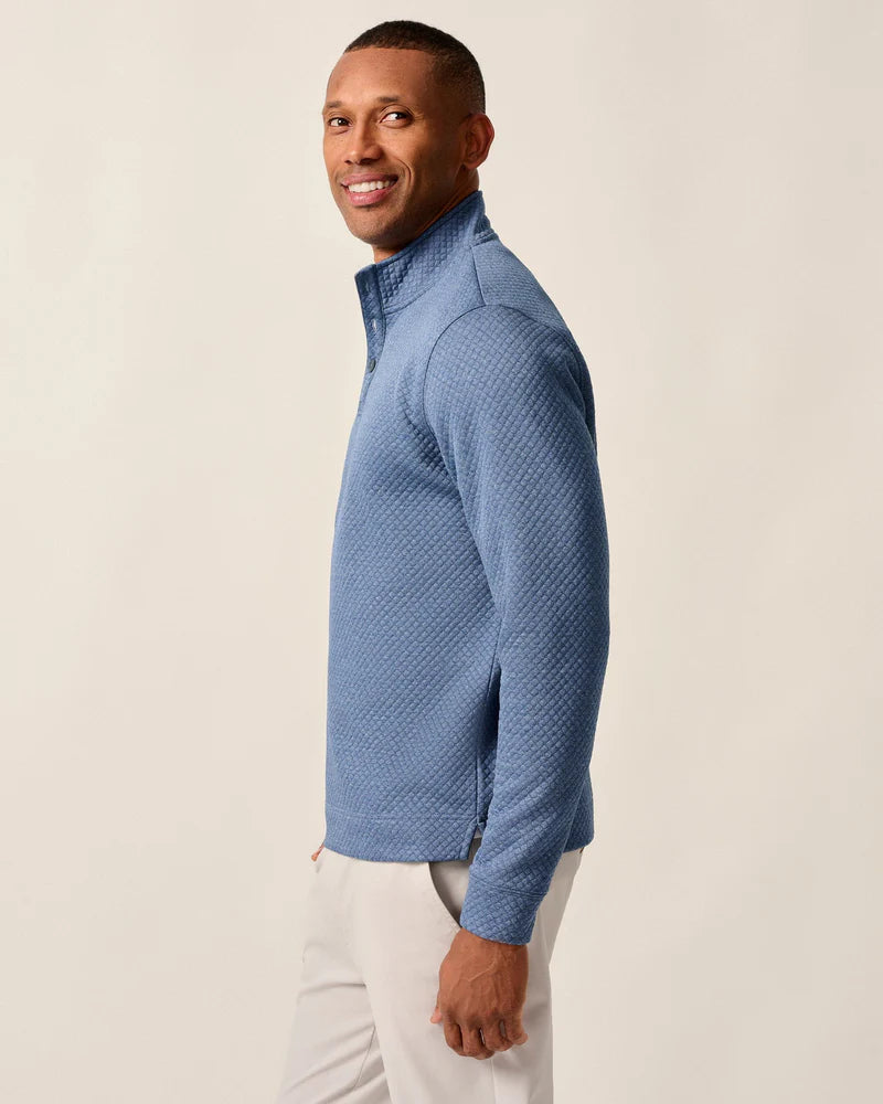 Johnnie-O Rockwells Diamond Quilted Henley Pullover