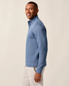 Johnnie-O Rockwells Diamond Quilted Henley Pullover