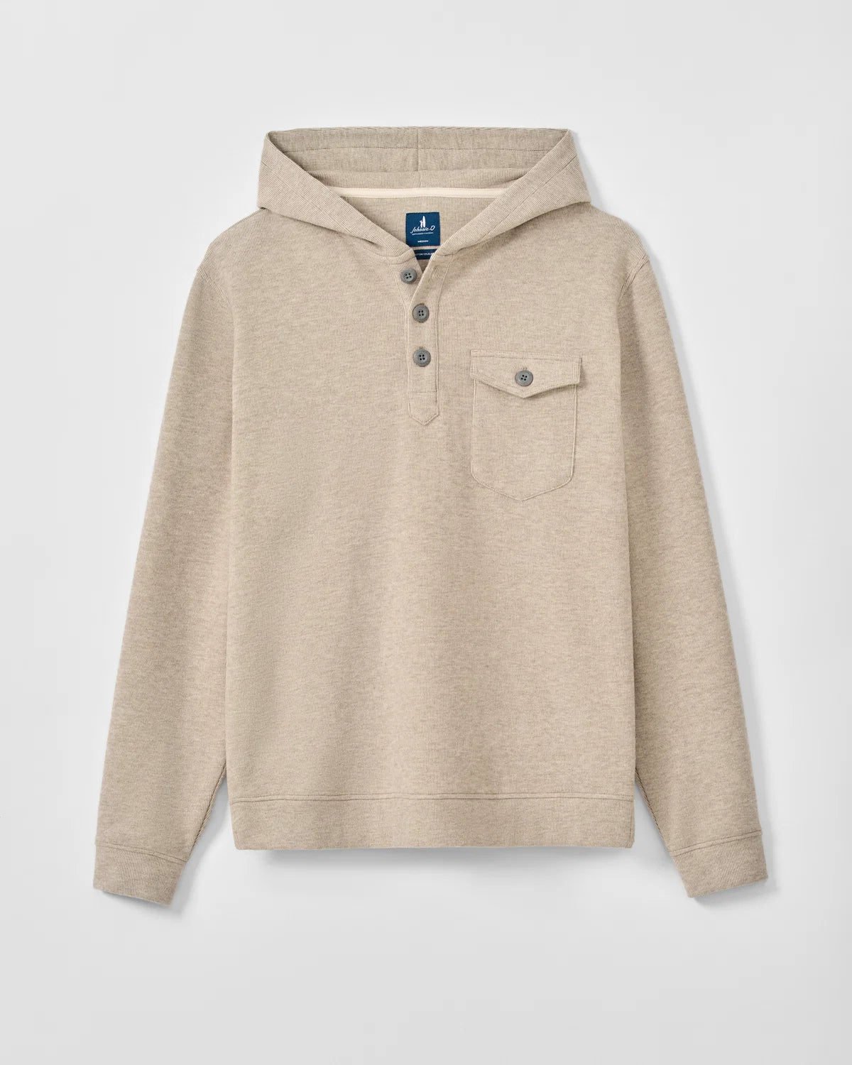 Johnnie-O Button Henley Hoodie