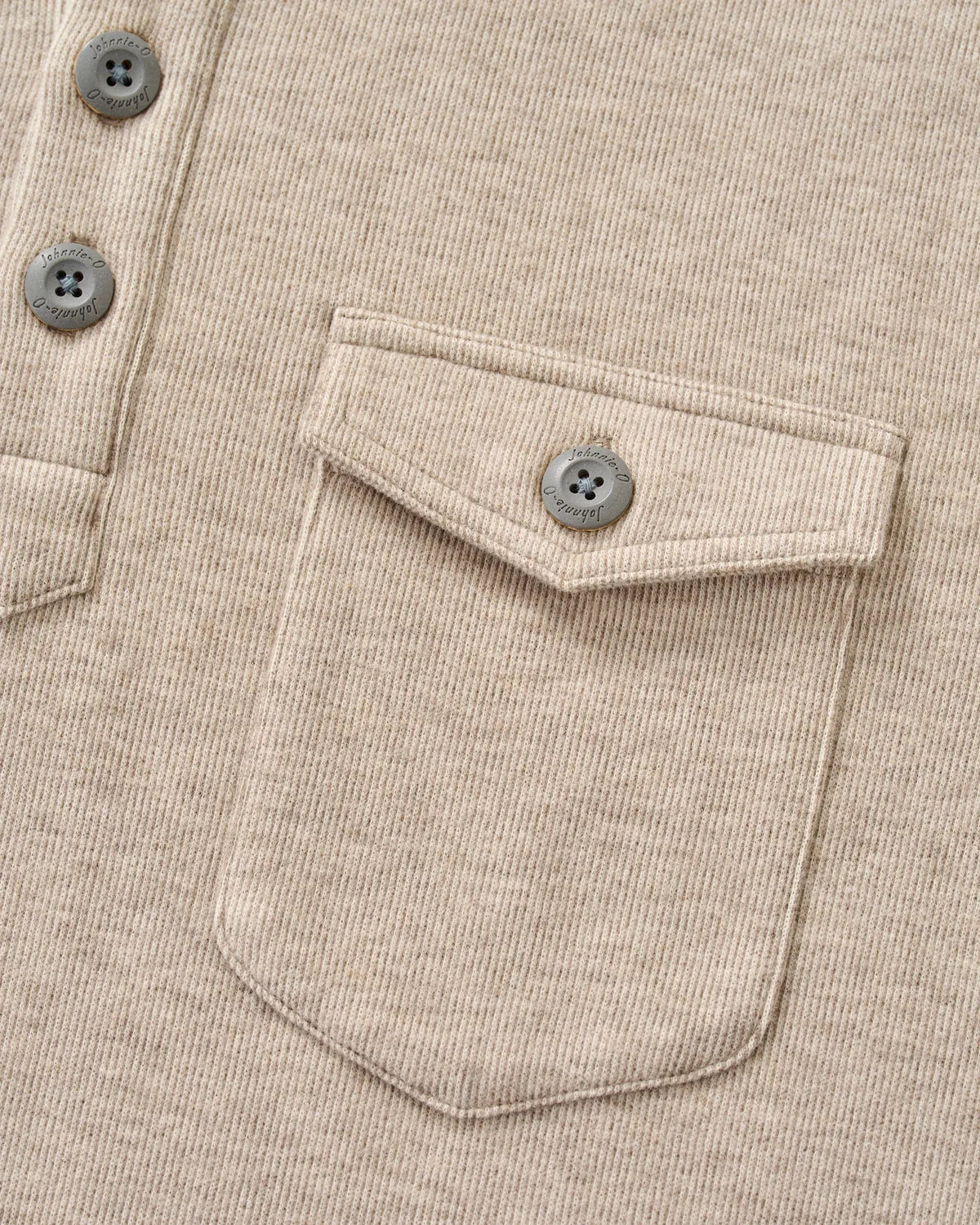 Johnnie-O Button Henley Hoodie