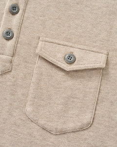 Johnnie-O Button Henley Hoodie