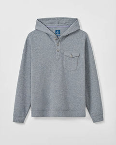 Johnnie-O Button Henley Hoodie