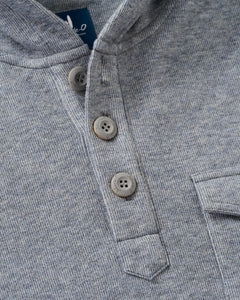 Johnnie-O Button Henley Hoodie