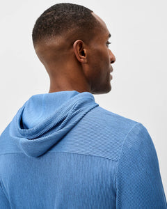 Johnnie-O Hoppin' Ribbed Knit Performance Hoodie