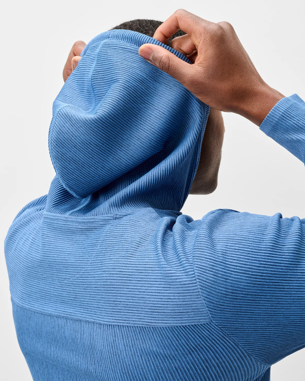 Johnnie-O Hoppin' Ribbed Knit Performance Hoodie