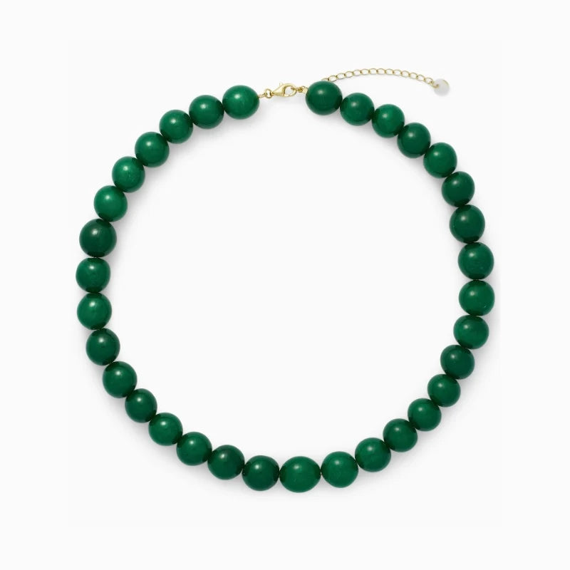 Soï Faro Green Jade Luck Necklace