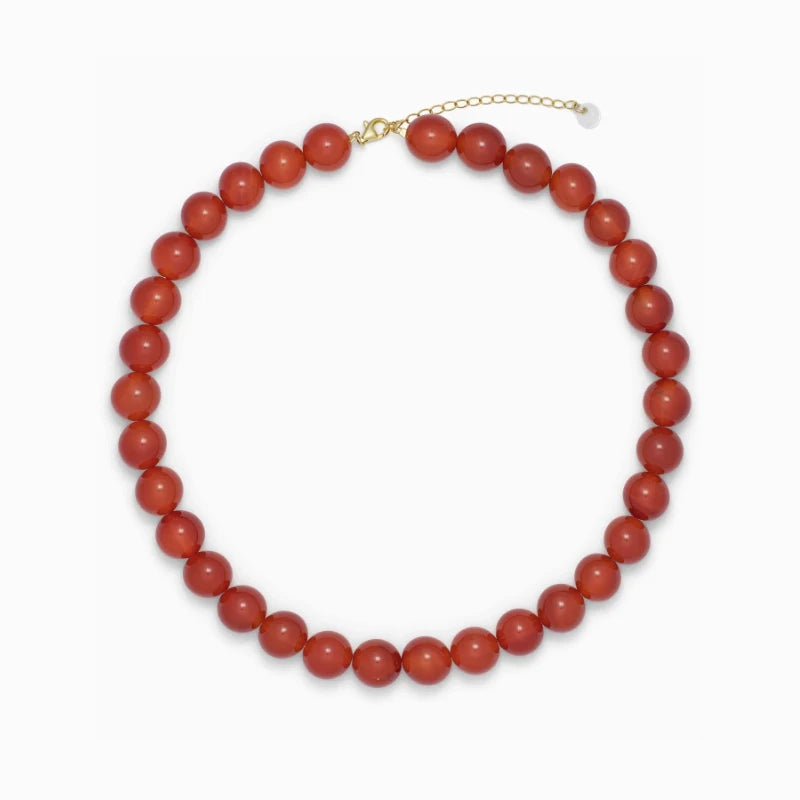 Soï Faro Red Jade Passion Necklace