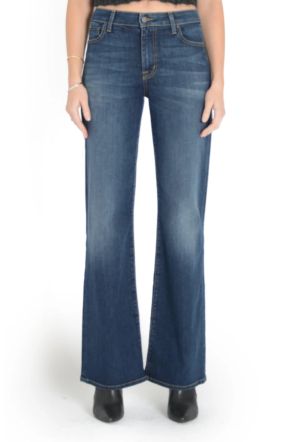 Fidelity Katie Wide Leg Premium Denim (Vespa Blue)