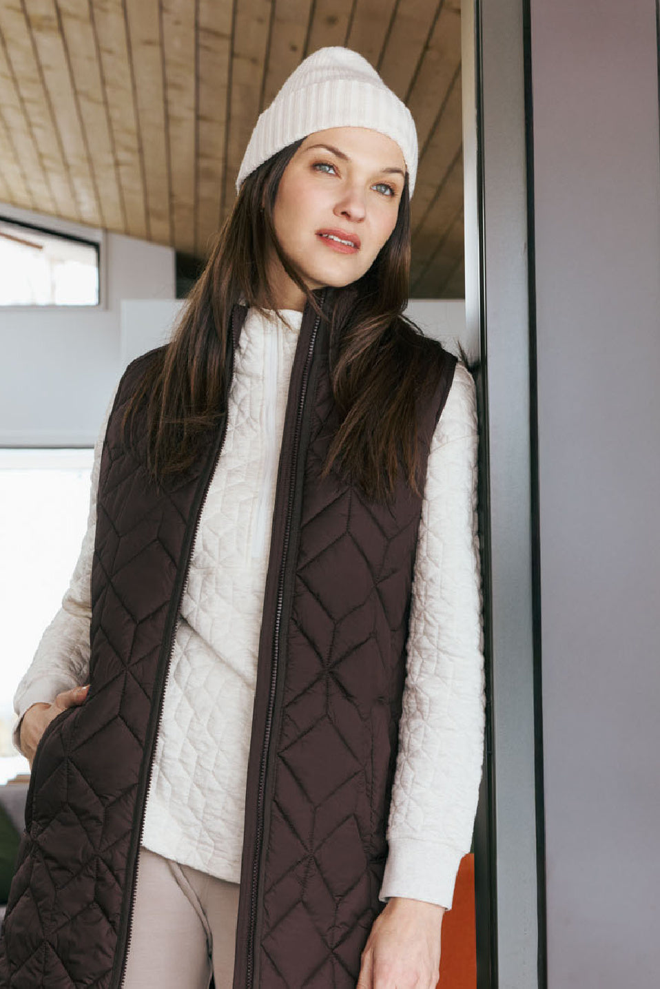 Fig Aria Long Vest