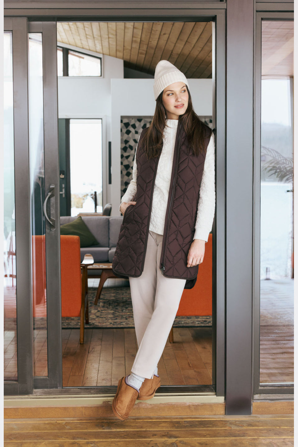 Fig Aria Long Vest