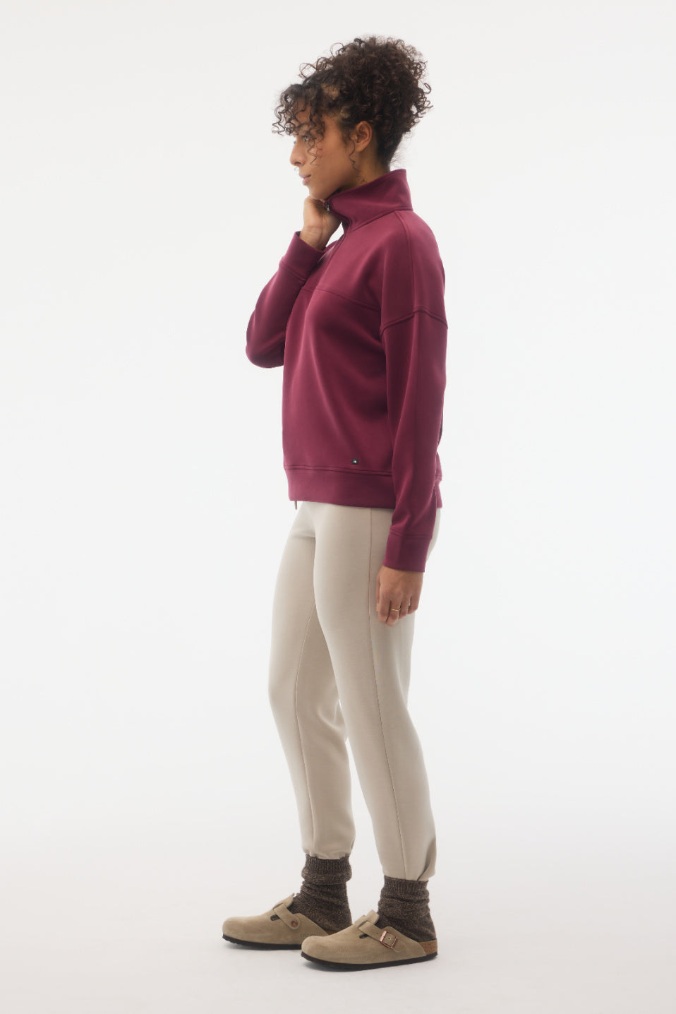 🇨🇦 Fig Ivy 1/2 Zip Top