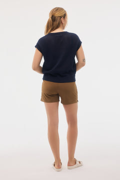 🇨🇦 Fig Mila Short Sleeve Top