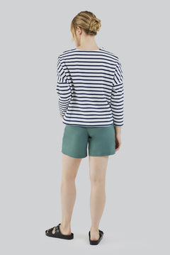 Fig Newport 7/8 Sleeve Brighton Stripe T-Shirt