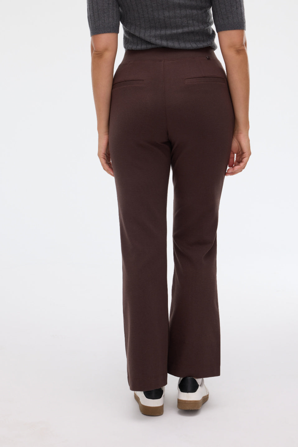 Fig Travel Aelden Flare Leg Pants (Cacao)