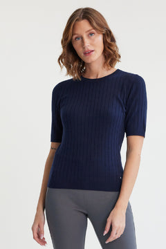 🇨🇦 Fig Ada Light Short Sleeve Sweater