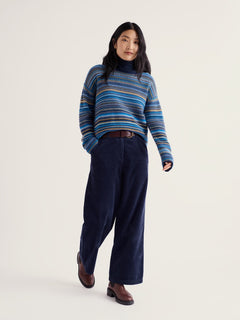 Seasalt Fruity Striped Merino Blend Jumper
