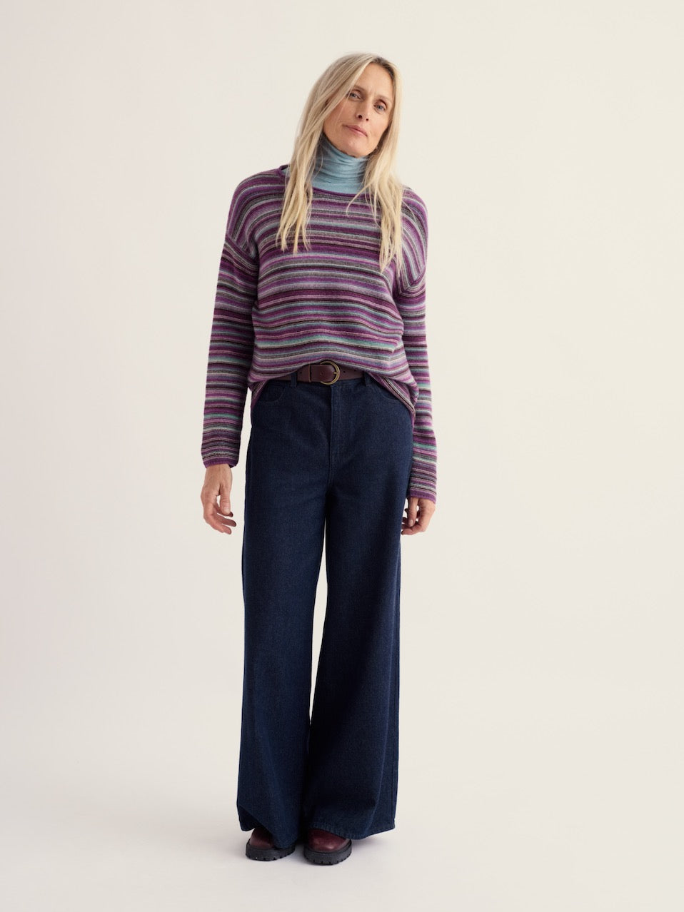 Seasalt Fruity Striped Merino Blend Jumper