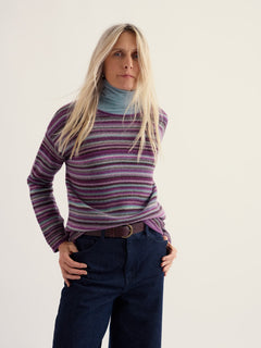 Seasalt Fruity Striped Merino Blend Jumper